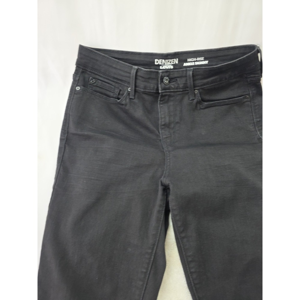 Denizen Levi's‎ High Rise Ankle Skinny Black Jeans Women's Size 8M 29x32